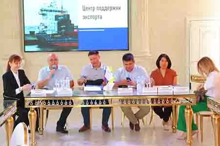 12 июля 2022г состоялся круглый стол на тему «Экспортная перспектива предприятий Калмыкии»